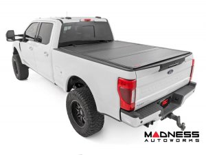 Ford Super Duty Bed Cover - Tri-Fold -  Flip Up - Hard Cover 6'10" Bed - 2017-2023